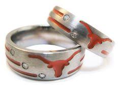 Texas Longhorn Wedding Rings