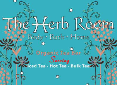 The Herb Room Tea Bar serves 40+ varieties of organic & fair trade teas including a variety of our custom “in house” tea blends.